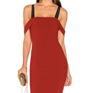 Cinq a Sept - Nova Off the Shoulder Dress Red